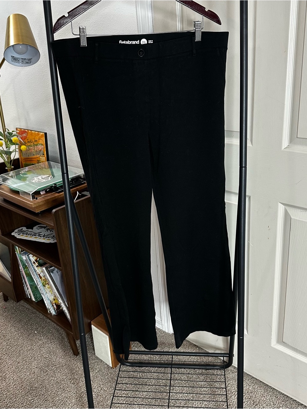 Betabrand Black Wide-Leg Dress Pants ❄️